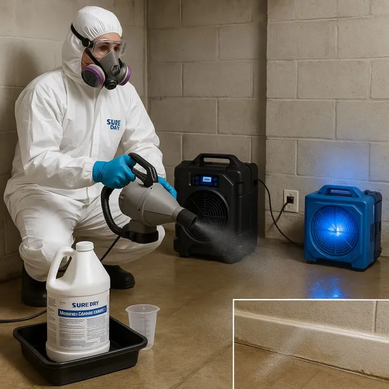 Sanitization and Odor Removal process in Sharpsburg, PA