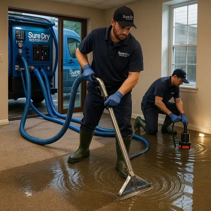 Water Extraction and Removal process in Sharpsburg, PA